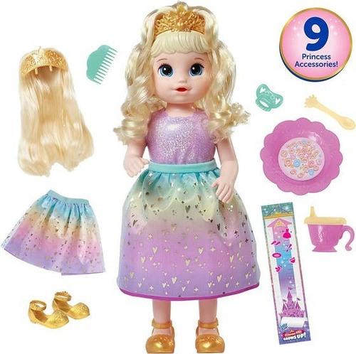 Muñeca Baby Alive Grow Up Princesa Ellie Muñeca Que Crece