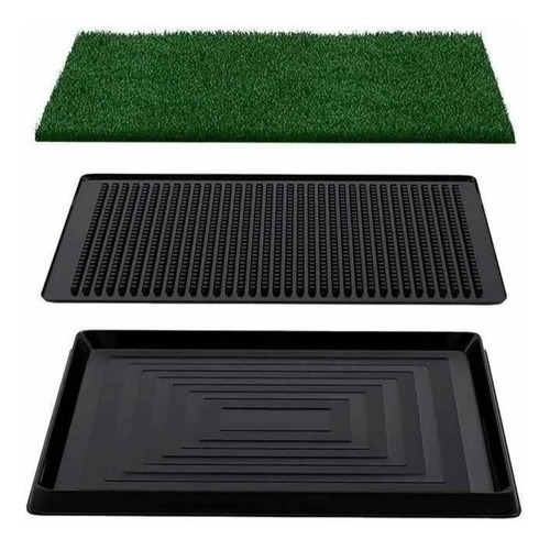 Baño Portátil Con Cesped Para Perros Grande Xl 51x76cm