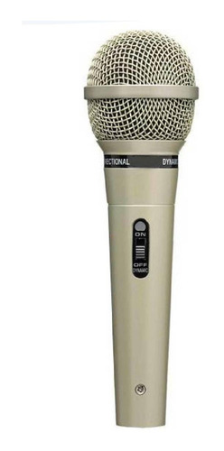 Imagem 1 de 1 de Microfone MXT MUD-515 dinâmico  cardióide champanhe