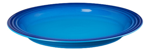 Prato Raso De Cerâmica 22 Cm Azure Blue Le Creuset