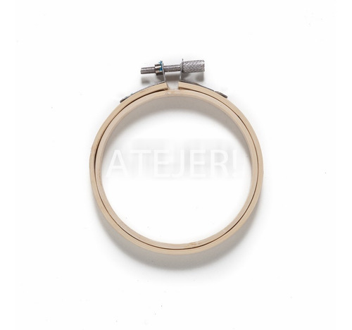 Imagen 2 de 9 de Bastidor De Bambú Para Bordar Con Tornillo De 7.5 Cm