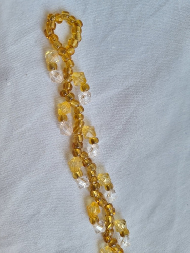 Pulseira Miçanga 3 Cores Artesanal Com Fecho Em Miçanga Novo