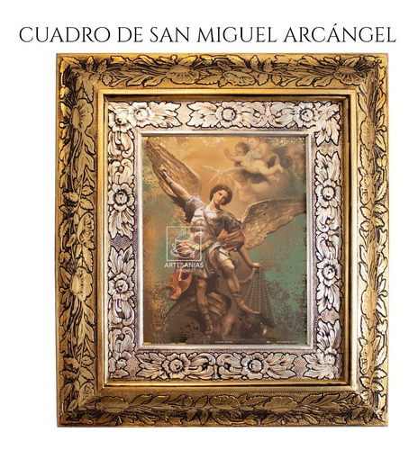 Imagen 1 de 3 de Cuadro San Miguel Arcangel 45x40 Cm