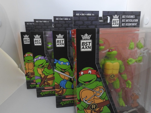 Imagen 5 de 6 de Bst Axn Tmnt Tortugas Ninja Serie Completa (4 Figuras)