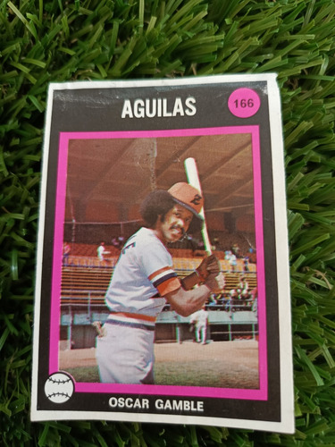 1974 Béisbol Profesional Venezolano Oscar Gamble#166