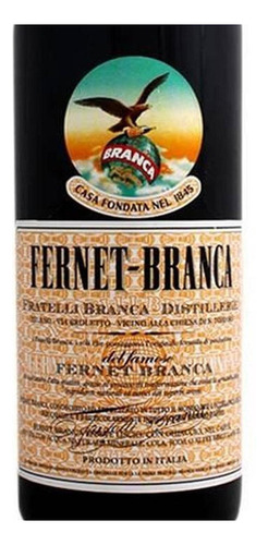 Caja De 6 Licor Branca Fernet 750 Ml