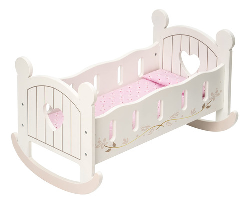 Robud Cuna De Muneca De Madera Para Bebe, Juguetes De Cama D