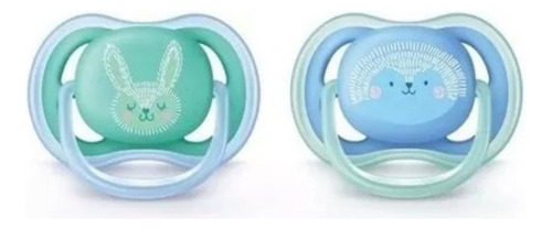 Chupetes X2 Ultra Air Conejo 6-18 M Bebes Philips Avent