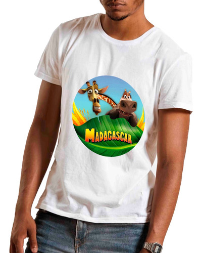 Playeras Alusiva De Madagascar Gloria Y Melman-0007