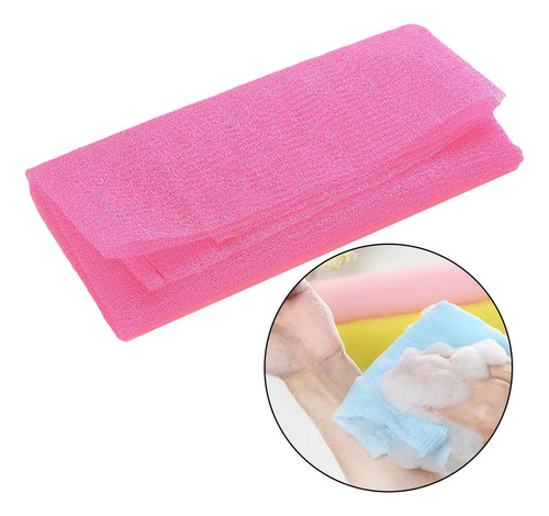 2x1pc Nylon Exfoliante Toalla De Baño Paño Mágico Lavado