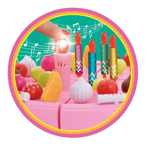 Juguetes Nenas Happy Magic Cake Torta Sonido Ditoys Luces