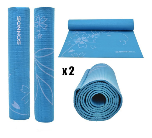 Colchoneta Yoga Mat Pilates Gimnasia 5 Mm Sonnos