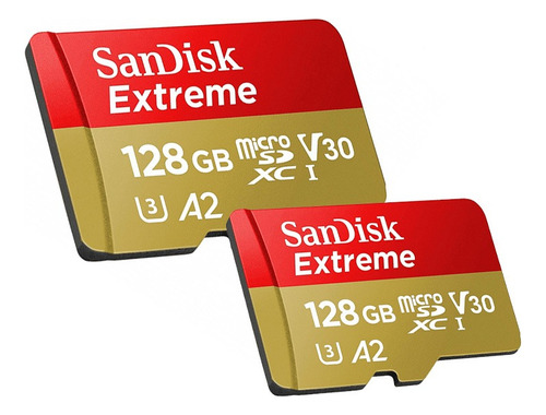 Sandisk Micro Sd 128gb Audio Videos Fotos Memoria 4k Extreme