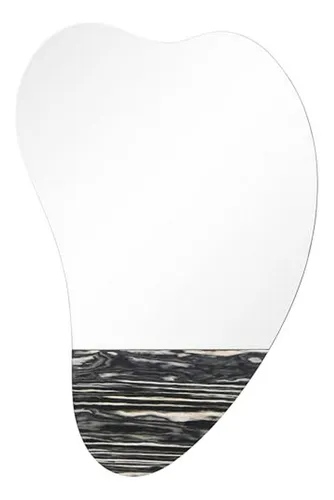 Espejo Curvo Harmony 36 X24 Con Acabado Exótico - Listo Par