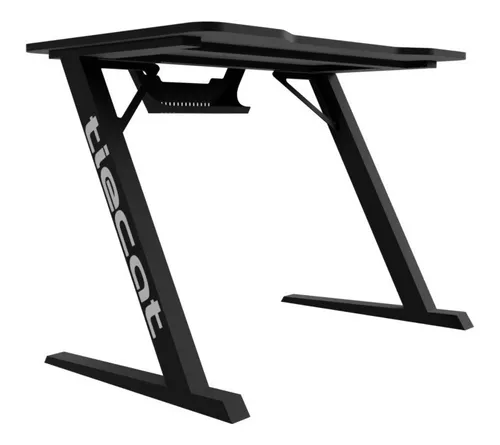 Escritorio Gamer Pc Mesa Tiecat 100 Led Premium Negro