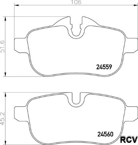 Balatas Disco  Trasera Para Bmw Z4   2012