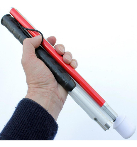 Bastón For Caminar Ciego Plegable Con Punta De Con Luz