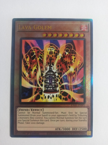 Lava Golem - Ultimate Rare    Ra01