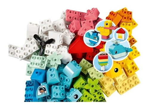 Imagen 3 de 3 de Set de construcción Lego Duplo Heart box 80 piezas en caja