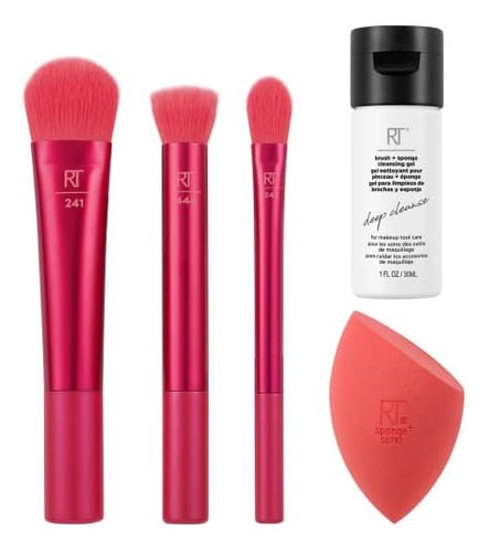 Real Techniques Kit De Esponja Y Brocha De Maquillaje Sparkl