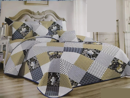 Cubrecamas De Verano Quilt Delgados 2 P Variados Diseños