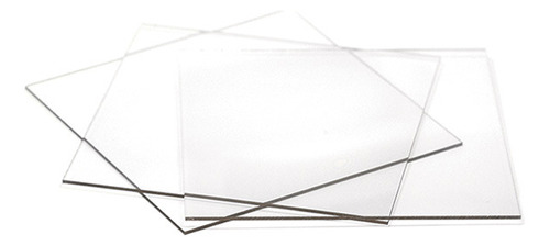 Placa Simil Acrilico Transparente 20cm X 30cm X 3mm Visor A4