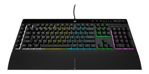 Teclado Corsair K55 Rgb Pro Español Negro Usb