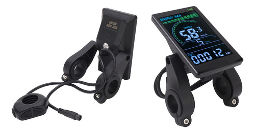 Medidor De Pantalla Lcd Para Bicicleta Eléctrica, Panel De C