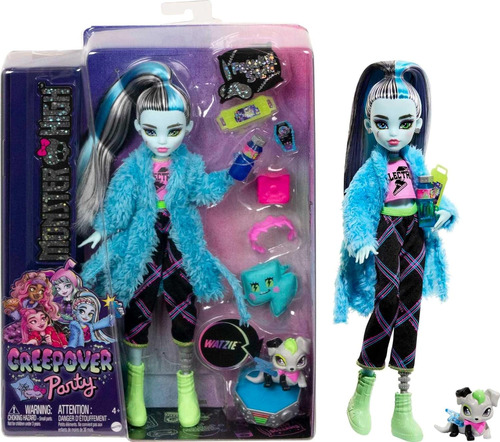 Muñeca De Frankie Stein Con Perro Mascota Hky68 Monster High