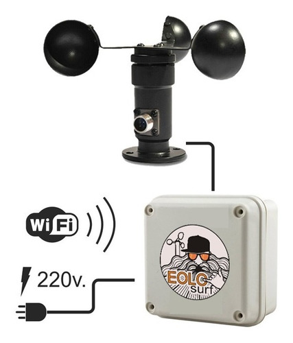 Imagen 2 de 3 de Eolosurf V1.0 - Anemómetro Para Navegantes