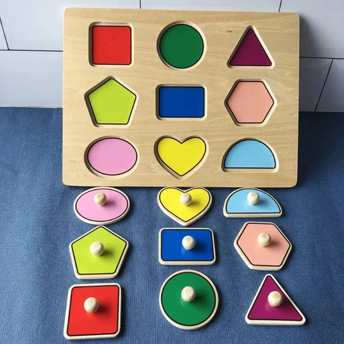 Juguete De Madera Con Forma 3d De Monterey Para Educación Te