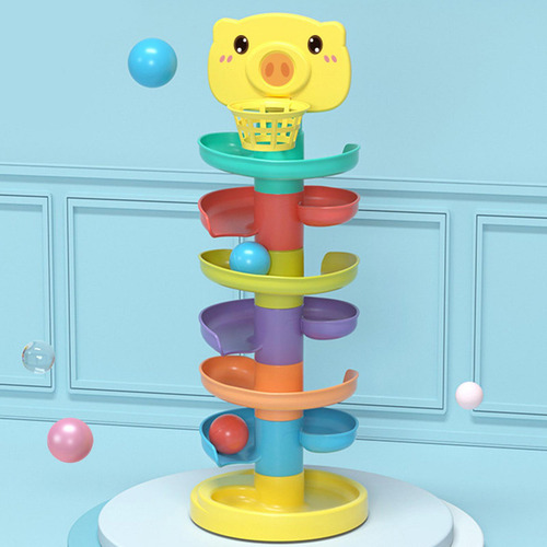 Ball Rolling Track Para Niños Pequeños, Ball Drop 7 Nivel
