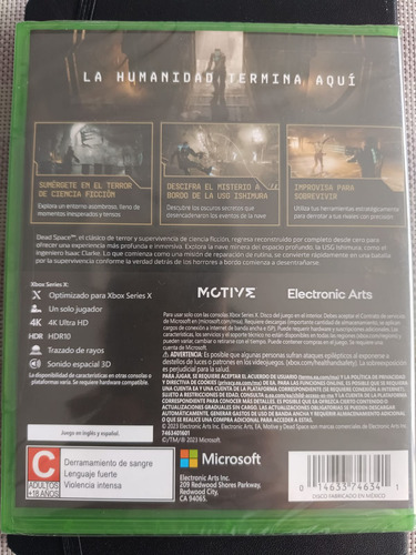 Dead Space Remake Edición Estándar Xbox Series X|s