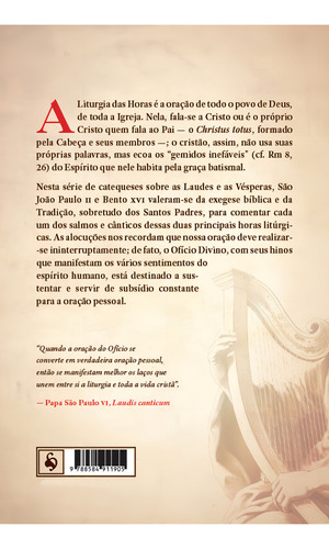 Catequeses Sobre Os Salmos E Cânticos Das Laudes E Das Vésperas, De São João Paulo Ii. Editora Ecclesiae, Capa Mole, Edição 1 Em Português, 2023