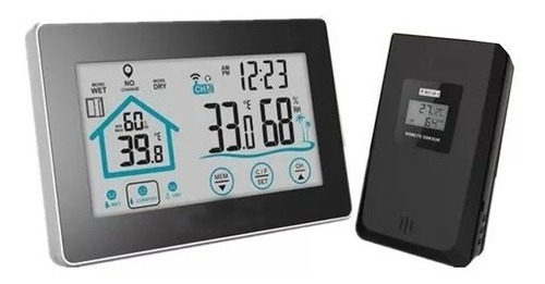 Medidor De Temperatura Humedad Sensor Meteorológ Higrómetro