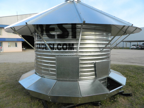 Silo Comedero Autoconsumo Redondo Para Ganado 7.3tn