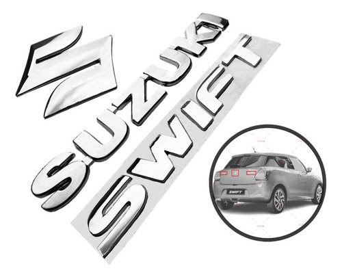 Emblemas Suzuki Cajuela Swift