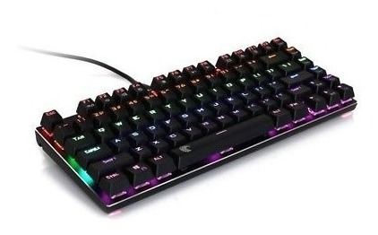 81 Teclas Mecánico Con Retroiluminación Rgb Led Gaming Tecla