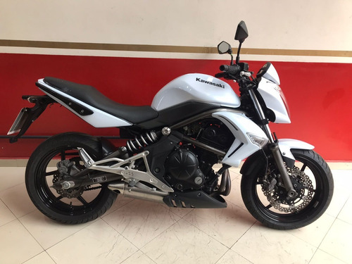 Imagem 1 de 7 de Kawasaki Er-6n 650 Abs 2011 Branca
