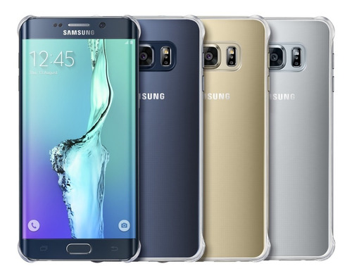 Estuche Tapa Samsung Galaxy S6 Edge+,azul, Dorado Y Plata.