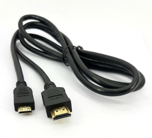 Cable Mini Hdmi 4k De Alta Velocidad 7mm. Conectores Dorados