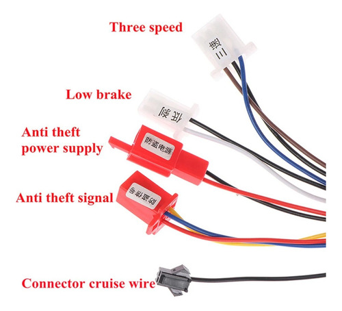 Controlador Scooter/bici eléctrica Sin Escobillas 350w 48v/36v