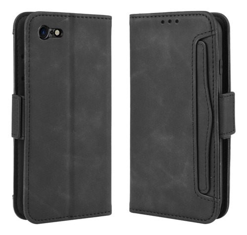 Funda Protectora Estilo Cartera Para iPhone SE 2020