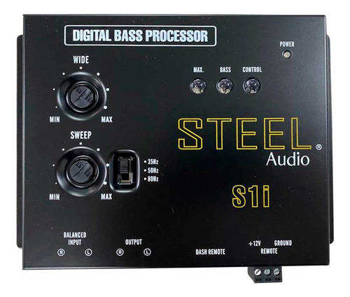 Epicentro Restaurador De Bajos Steel Audio S1i Control Bajo 