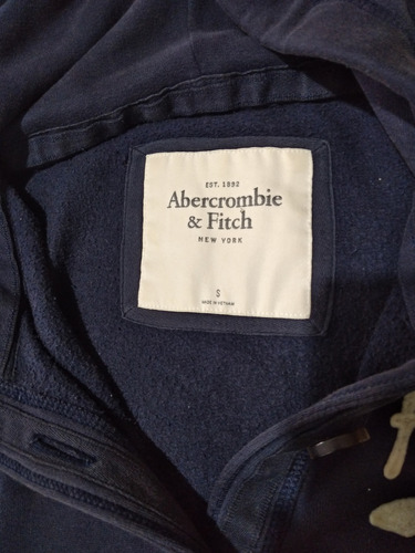 Buzo Con Botones Y Capucha. Abercrombie & Fitch , T14 (s) (Usado)