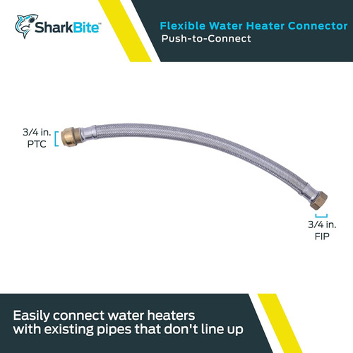 Conector Flexible De Acero Inoxidable 3/4 X 18 Para Fontan
