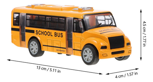 Autobús Escolar Modelo Back Car Juguetes De Autobús Escolar