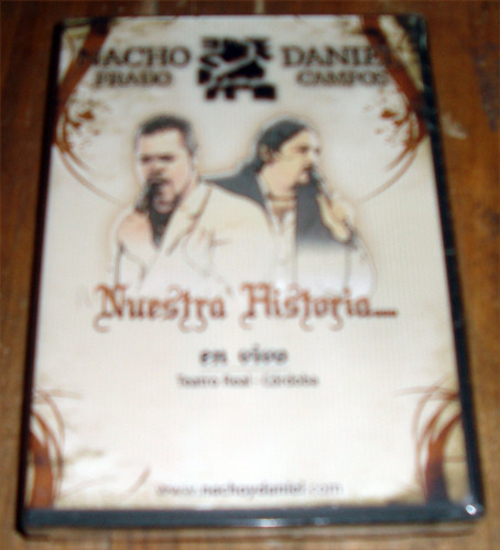 Nacho Y Daniel Nuestra Historia En Vivo Dvd Sellado Kktus