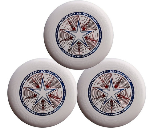 3 Frisbee Discraft 175g Serie Usa Ultimate Championship - B