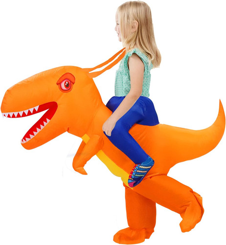 Nc Thremhoo Disfraz De Dinosaurio Inflable De Navidad, Un Y